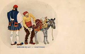 Pannier Prints: Greek Milk Seller