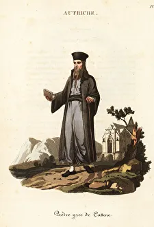 Translator Prints: Greek Orthodox priest of Kotor, Montenegro, 18th century