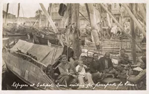 Occupied Gallery: Greek refugees at Gallipoli Town during Chanak Crisis