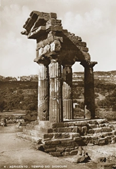 Agrigento Gallery: Greek Temple at Agrigento, Sicily
