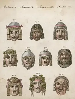 Greek Theatrical Masks