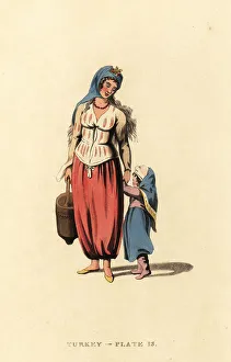 Regency Era Prints: Greek woman of Marmara Island