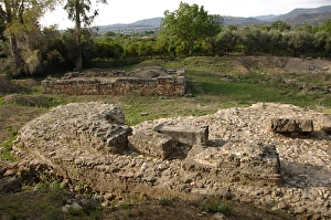 Images Dated 3rd June 2007: Greekk. Sparta. Acropolis. Ruins of Artemision. Detail