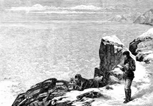 1881 Collection: The Greely Arctic Expedition at its farthest point North, 18