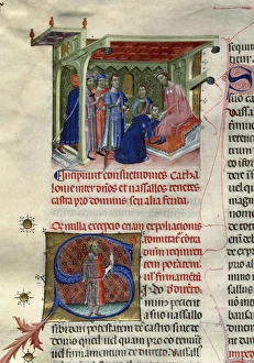 Fealty Collection: Green Book. Book of privileges of the City of Barcelona. Cop