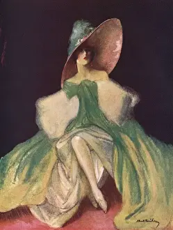 Haughty Prints: The Green Cloak by Albert Bailey