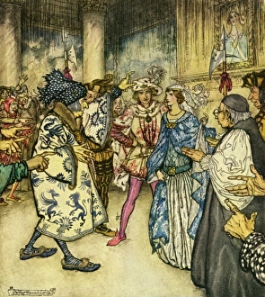 Milne Gallery: The Green Door by Arthur Rackham