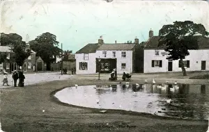 Norton Prints: The Green & Duckpond, Norton, Yorkshire