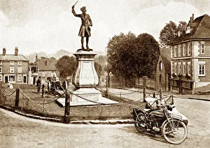 Westerham Prints: The Green, Westerham early 1900's