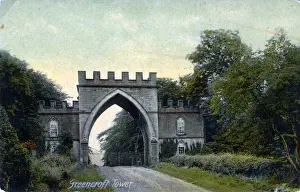 Durham Prints: Greencroft Tower, Greencroft, County Durham