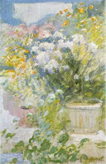 Impressionist Gallery: In the Greenhouse Date: 1895