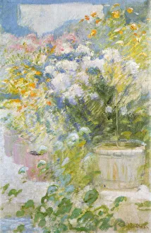 Impressionist Gallery: In the Greenhouse Date: 1895