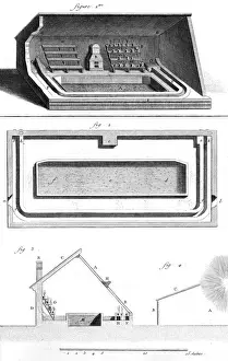 Manure Prints: Greenhouse with manure pit