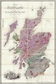 Scheme Prints: Greenoughs and Sharpe's Geological Map of Scotland