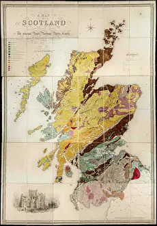 Scheme Prints: Greenough's and Sharpe's Geological Map of Scotland