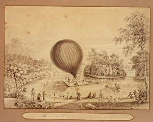 Images Dated 7th December 2011: Greens balloon ascent, Surrey Zoological Gardens