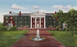 Greensboro College, Main Building, Greensboro, North Carolina, USA Date: 1943