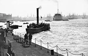 Greenwich Pier London Victorian period