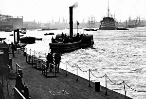 Greenwich Pier River Thames London Victorian period