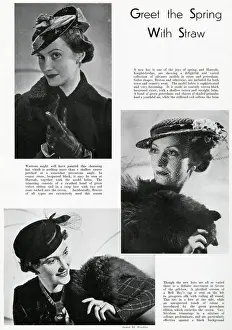 Veils Prints: Greet the Spring with straw 1937