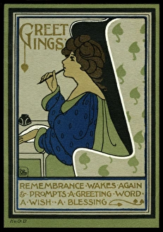 Depicting Collection: Greeting card by Ethel Larcombe