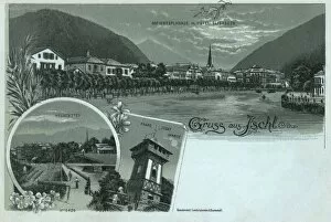 Images Dated 11th May 2017: Greetings card from Bad Ischl, Austria