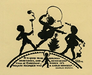Mercer Gallery: Greetings card. Children at play