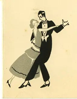 Greetings card - Couple dancing