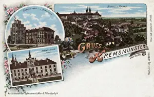 Greetings card from Kremsmunster, Austria