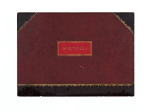 Images Dated 9th May 2018: Greetings card in the shape of an artists sketchbook