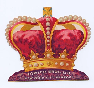 Greetings card in the shape of a crown Greetings card in the shape of a crown
