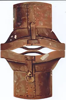 Greetings card in the shape of a leather hatbox