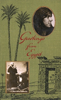 Pylon Gallery: Greetings from Egypt - Arabian Priest and Egyptian Woman