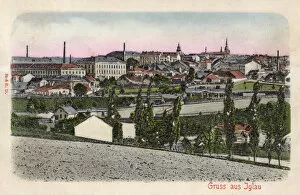 Surface Gallery: Greetings postcard from Iglau (Jihlava), Czech Republic