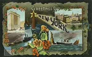 Greetings postcard from New York City, USA Greetings postcard from New York City, USA