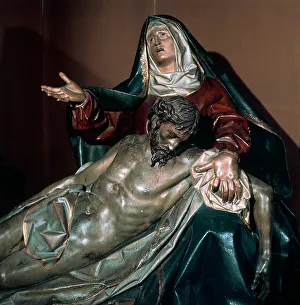 Fernandez Prints: Gregorio Fernandez (1576-1636). Pieta. National Sculpture Mu