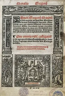 Leiden Prints: Gregory I The Great, Saint (540-604). Pope of