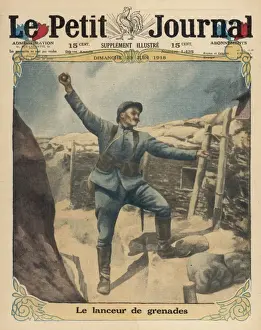 Grenade Prints: Grenade-Thrower Wwi