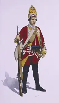 1763 Prints: Grenadier, 12th Regiment of Foot