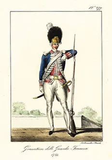 Elite Prints: Grenadier of the French Guards, 1786