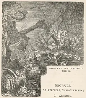 Beowulf Prints: Grendels Mother