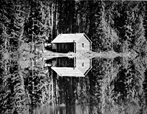 Grey Owls Cabin, Saskatchewan, 1934