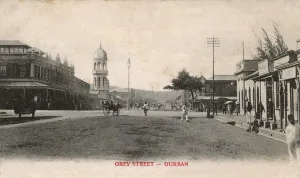 Minaret Prints: Grey Street, Durban, Natal Province, South Africa