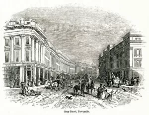 1830s Collection: Grey Street, Newcastle