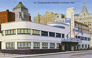 Terminal Prints: Greyhound Bus Terminal, Cincinnati, Ohio, USA