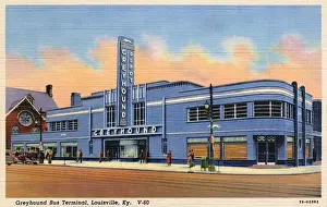 Terminal Prints: Greyhound Bus Terminal, Louisville, Kentucky, USA