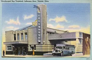 Terminal Prints: Greyhound Bus Terminal, Toledo, Ohio, USA