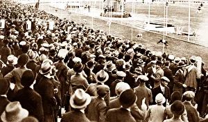 Greyhound racing track, early 1900s
