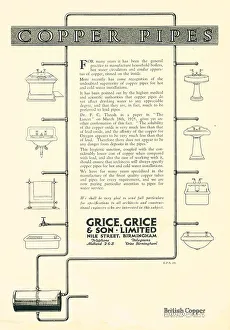 Grice, Grice & Son Copper Pipes Advertisement
