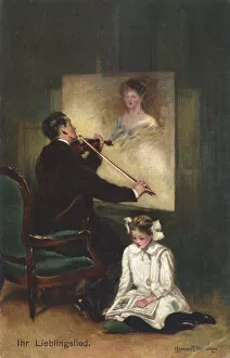 Partner Gallery: Grieving Husband plays his violin to his dead wife